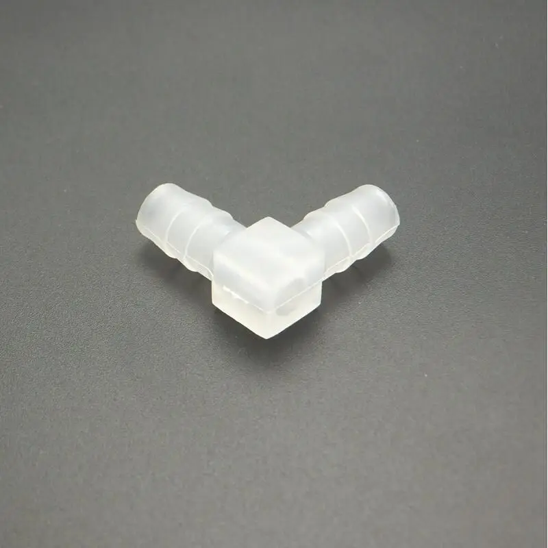8mm plástico Pagoda púas igual codo L tipo tubo conector junta de tubo para jardín 8mm plástico Pagoda púas igual codo L tipo tubo conector junta de tubo para jardín