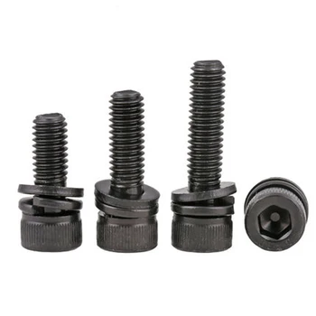 

M8 M10 M12 12.9 grade Allen Hexagon Screws Cup Head Hex Triple Combination Screw Length 20mm-40mm