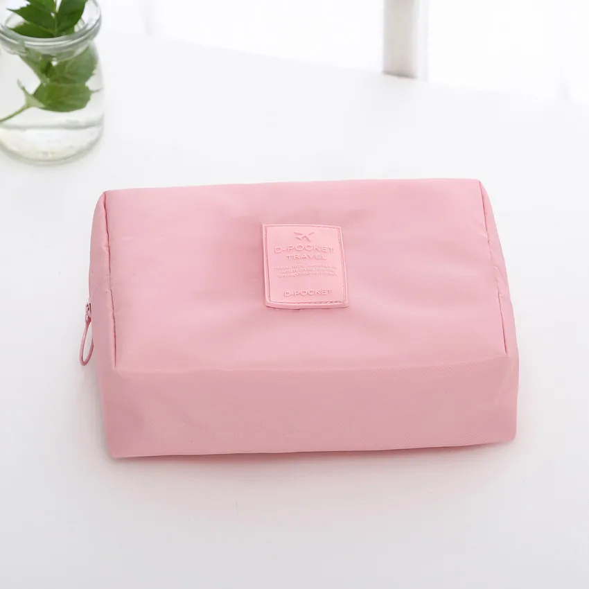 pink Косметичка, органайзер, косметичка для туалетных принадлежностей, набор для путешествий, большая емкость, водонепроницаемая, портативная косметичка, моющаяся, полоскающая сумка - Цвет: pink
