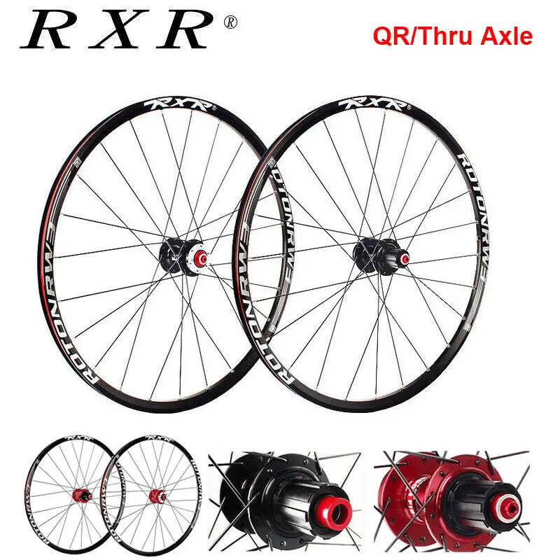 

RXR 26" 27.5" 29" 7-11 Speed Wheel sets aluminum Mountain Bike wheelset Front Rear Rim Wheelsets Fit Shimano SRAM Cassette