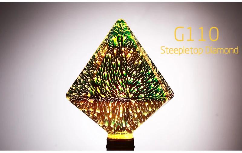 3D звезда светодиодный лампы 220V E27 красочные фейерверки светодиодный лампы Эдисона Праздник Рождество украшения лампада светодиодный потолочный светильник Lamparas Bombillas
