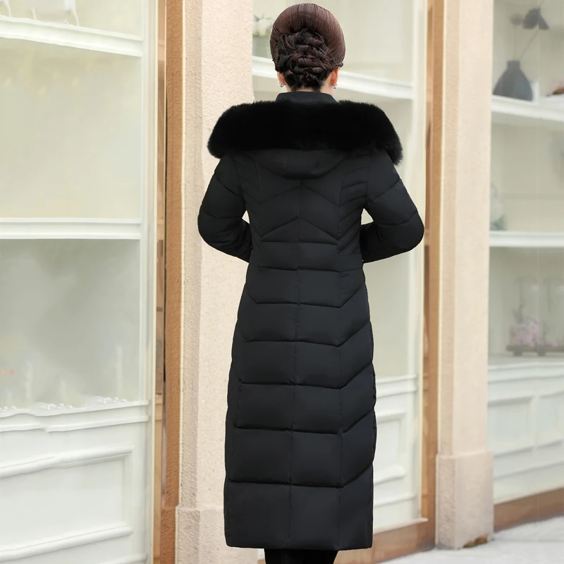 High Quality Women Winter Down Jacket With Fur