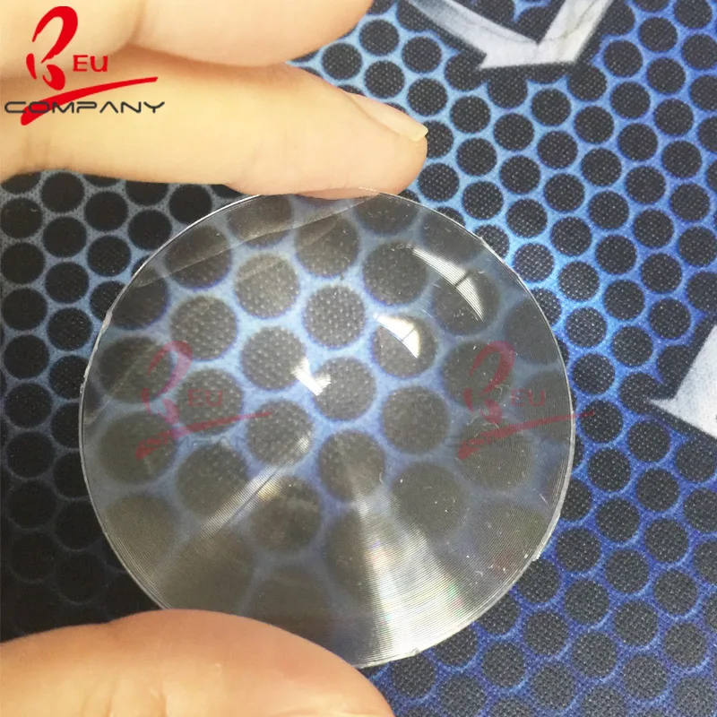 Диаметр 52/55 мм FL 25/35/40 мм круглой формы PMMA линзы Френеля