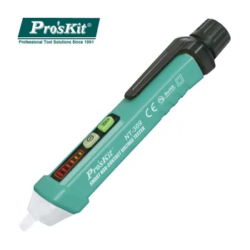 

Pro'sKit Portable Non-Contact Intelligence Voltage Test Pencil Multi-Functional Induction Electronic Pen With LED lighting Tools
