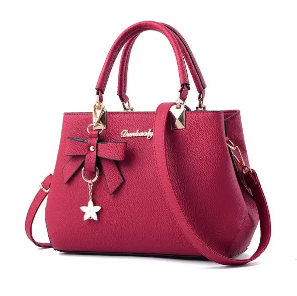 Роскошная Брендовая женская сумка через плечо, сумка из искусственной кожи, женская сумка через плечо - Цвет: red