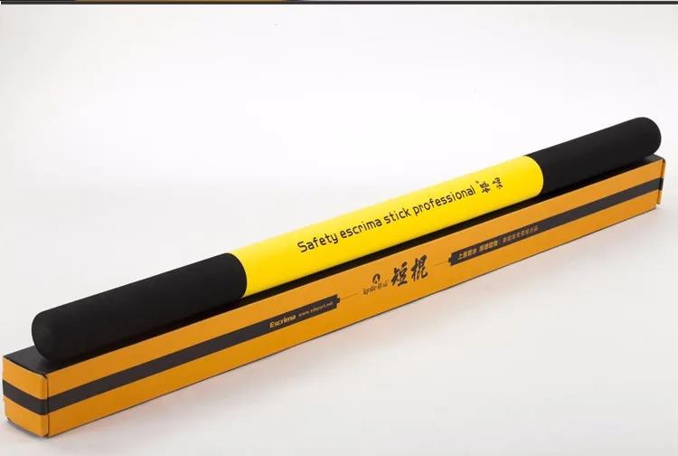 Горячая продажа 60 см Кали stick желтый черный ikmf филиппинских палочка самообороны боевых искусств Wing chun Клуб Обучение Короткие палочки