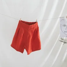 Малышей Шорты для девочек Повседневное Для детей, на лето Одежда корейский Дети девушка одежда