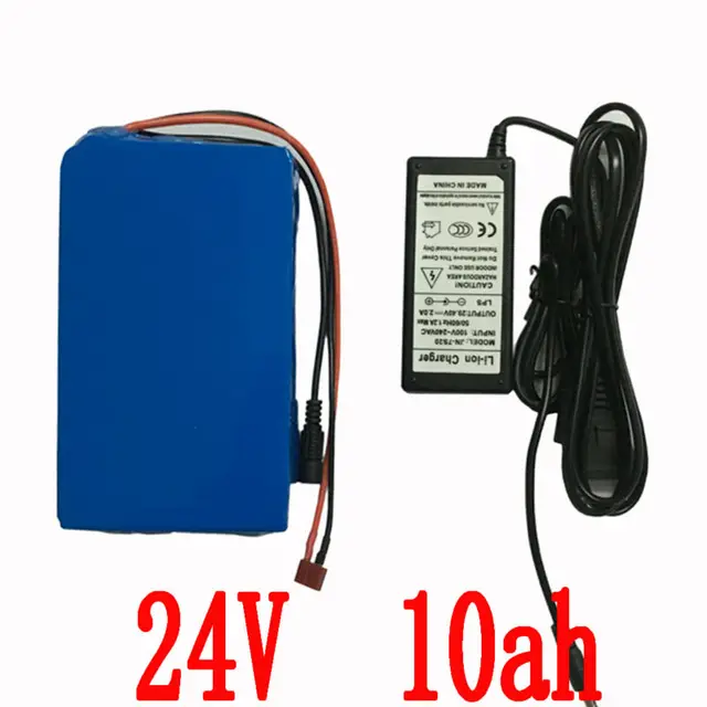 Cheap 24v 10ah lithium electric bike battery 24v 10ah battery pack li-ion for bicycle 24v 350w e bike 250w motor with 15A BMS +Charger