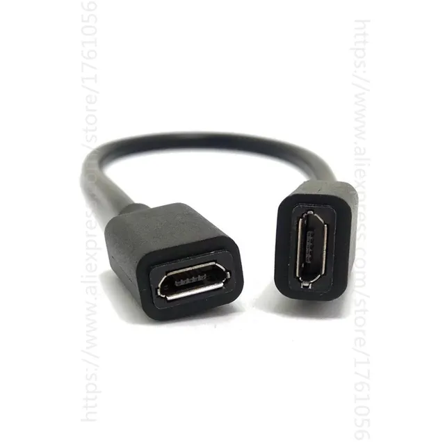 Aliexpresscom Buy V8 Ff Micro Usb Female To Female Cable Adapter