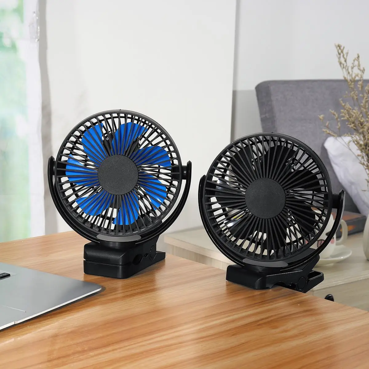 

5000mAh Portable Mini Fan Multifunction Clip Rechargeable Baby Stroller Fans USB Desk Fan 180mmx155mm