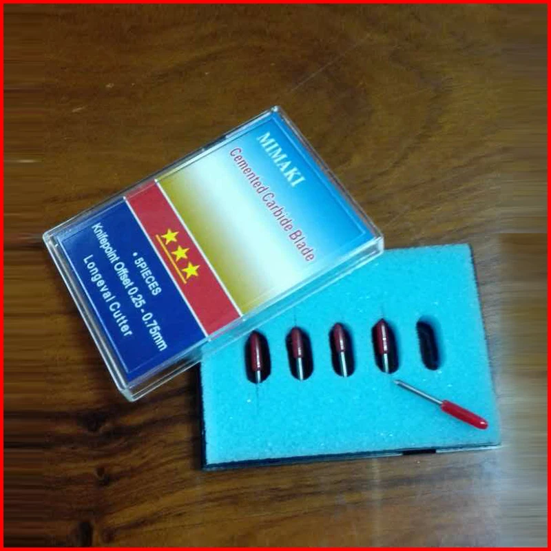 

High Quality 5 pcs/set 30 or 45 or 60 Degree Mimaki Cutting Plotter Blade Mimaki Vinyl Cutter for CNC engraving machine