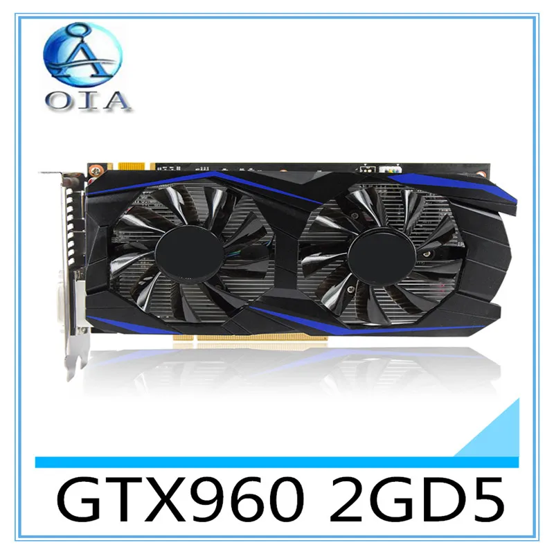 New Original Desktop Graphics Card GTX960 2GD5 1127/7012MHZ 2G/128BIT desktop computer independent game card free shipping