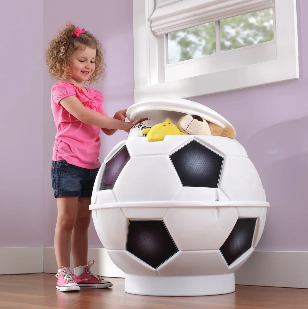 US imports of genuine children's toys STEP2 organize football shape plastic storage box large