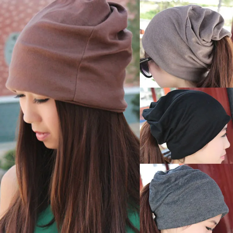 Tienda Online Otoño 2014 Cap inconformista hombres mujeres Caps sombreros moda de punto Knit diademas sombrero Beanie Unisex cálido turbante otoño invierno
