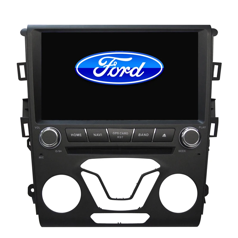 Cheap 9 inch Car DVD Player GPS Navigation For Ford Mondeo 2013 2014 2015 (2 A/C) Radio Map USB SD OBD DVR Steering wheel control 1