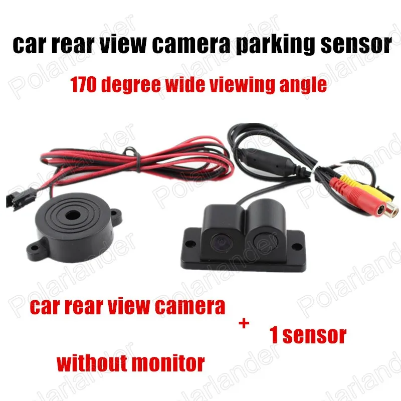 170 degree wide angle Car video Parking Sensors camera 2 In 1 Auto