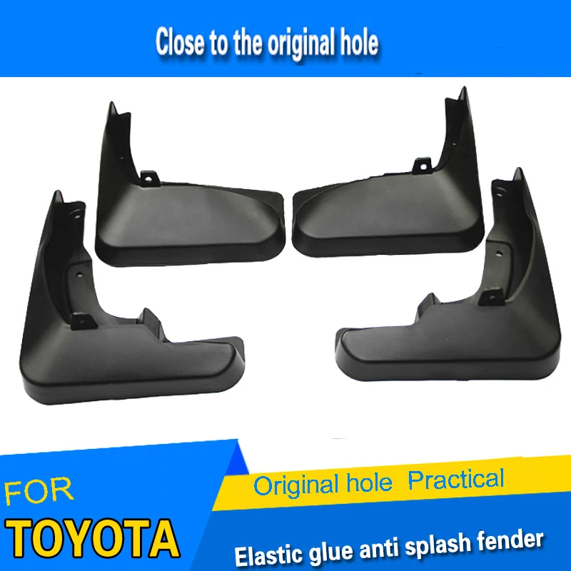 

custom mud guard ABS plastic car accssories decorations for toyota all model mud flaps for toyota hilux prado vigo rav4 sienna