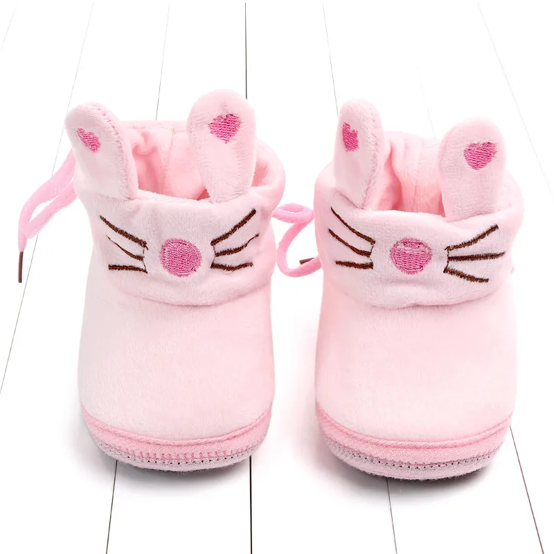 Indoor First Walkers Baby Shoes Cotton Anti-slip Booties Winter Wammer Baby Girl Boy Shoes Newborn Slippers Footwear Booties (19)
