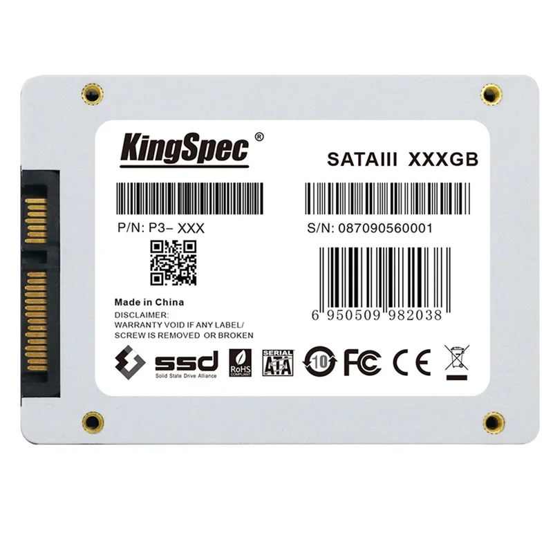  Kingspec SATA3 240GB SSD Hdd 25 Zoll SATA III 256gb Solid State Drive Kompatibel für SATA 2 SSD für