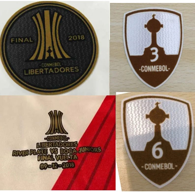 

2018 FINAL COPA LIBERTADORES Match Detail PATCH and Conmebol 2018 Patch RIVER PLATE VS BOCA JUNIORS + TROPHY 3 6 Patch