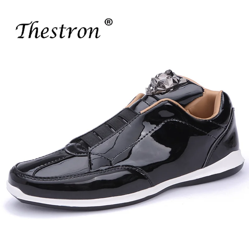 

Mens Business Shoes Spring Autumn Mans Casual Loafers Black Gold Men Slip On Shoes Comfortable Elegant Shoes For Male