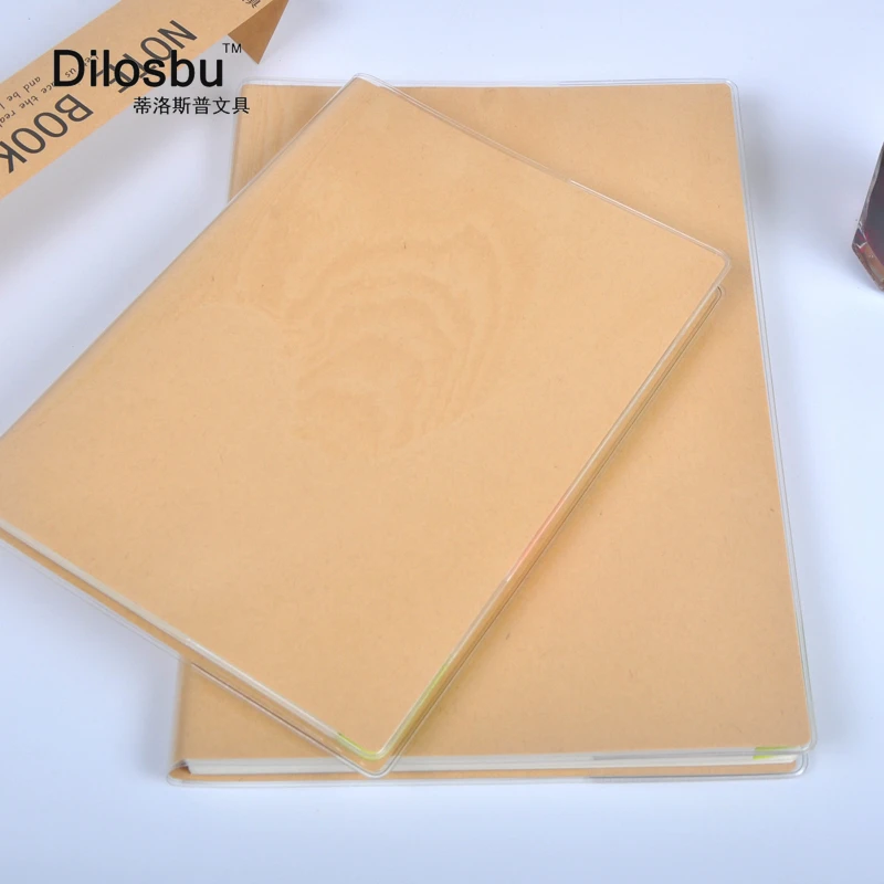 Чехол для ноутбука Dilosbu A5 с крафт покрытием закладки дневные заметки 12 категорий