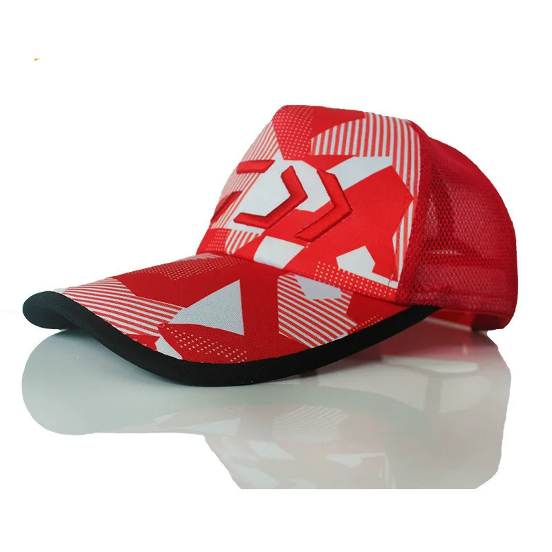 Pescadores de Pesca Chapéu de Balde Daiwa Dawa Homens Adultos Ajustável Japão Sombrinha Baseball Esporte Respirável Chapéu Cap Preto Especial 8 Cheap Bonés de pesca
