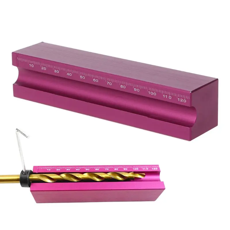 

Precision Woodworking Tool Drilling Drill Height Locator Positioning Measuring Ruler