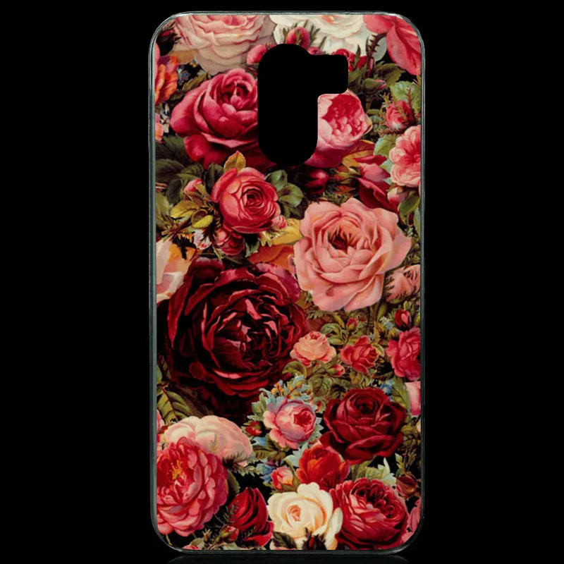 KOC2801J_1_Flowers Pattern TPU Protective Case for Wileyfox Swift 2 Swift 2 Plus