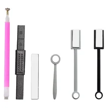 6 шт. инструмент 3D Магнитная палочка кошачий глаз Магнитный ручка для ногтей Рисование ногтей инструмент для маникюра одна линия DIY Инструменты эффект кошачьих глаз LD