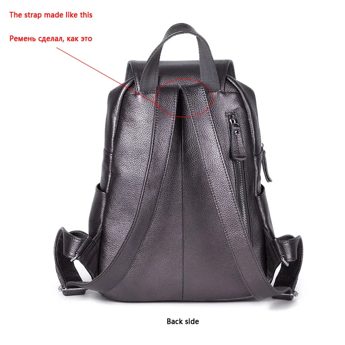 trendy sling bags 2022 HOT 100% Soft Genuine Cow Leather Cowhide Women's Female Top Layer Nature Cow Skin Girl School Book Shopping Bags Knapsack most stylish backpacks