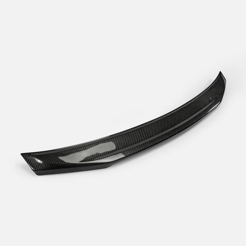 

US Warehouse Type S Carbon Fiber Rear Spoiler Glossy Finish Trunk Wing Fibre Bootlid Splitter Lip Kit Trim Fit For Kia Stinger