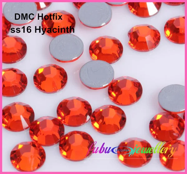

Free Shipping! 1440pcs/Lot, ss16 (3.8-4.0mm) High Quality DMC Hyacinth Iron On Rhinestones / Hot fix Rhinestones