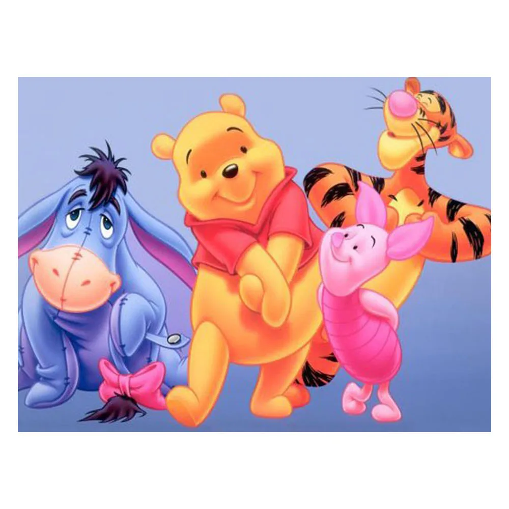 Mosaic Cartoon Rhinestone Diamond Painting Edward Cross Stitch Animal Embroidery Winnie the Pooh Sale Children Gift F231 | Дом и сад