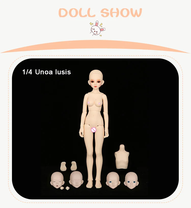 Unoa Lusis BJD куклы 1/4 прекрасные мульти лицевые панели высокое качество смолы фигурки игрушки для детей Сказочная страна