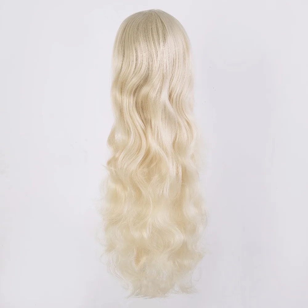 Synthetic Wig Halloween Wig Black Wig Fei-Show Synthetic Heat Resistant Carnival Long Curly Hair Female Women Party Halloween Costume Cosplay Hairpiece