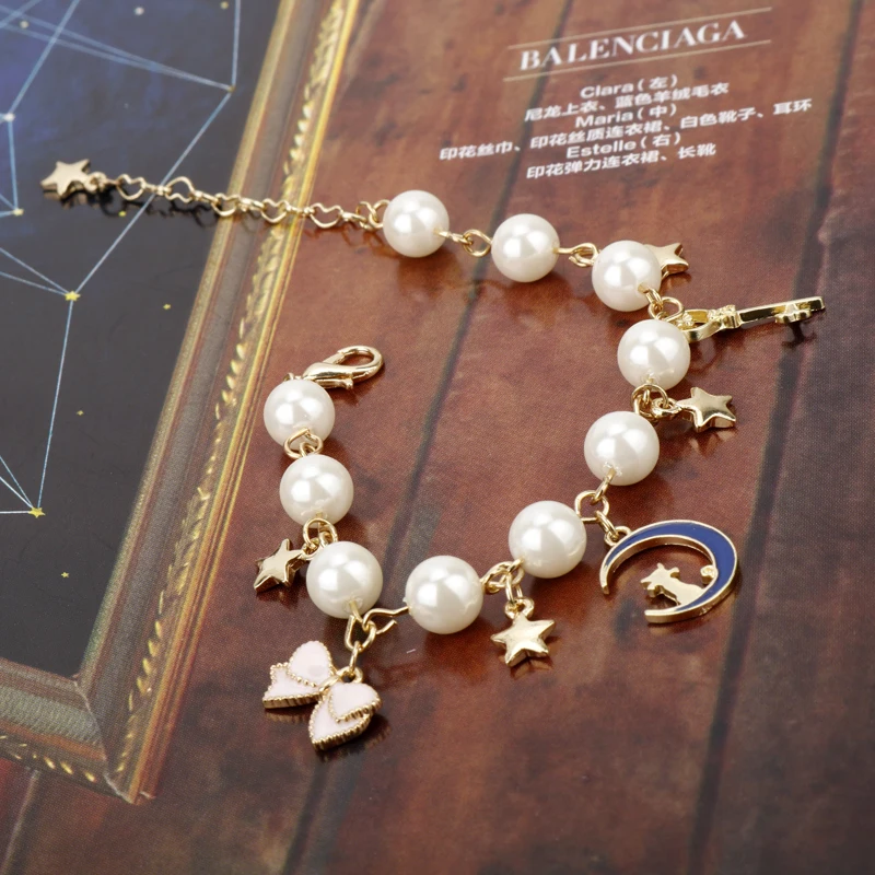 MQCHUN аниме Сейлор Мун Усаги Луна браслеты с бабочкой звезды кошка на Луне талисманы браслеты для женщин девочек