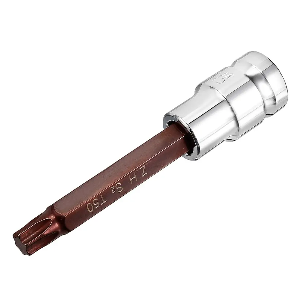 

UXCELL Hot Sale 1/2-Inch Drive T50 Torx Bit Extra Long Socket, S2 Steel in DIY Hand-making, Automotive Repairs