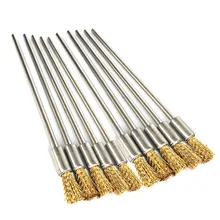 Yeoda 10 шт./компл. высокое качество удлиняющий стержень Медный провод кисть из конского волоса недостаточно совершенная Шлифовка с помощью ржавчины полировка