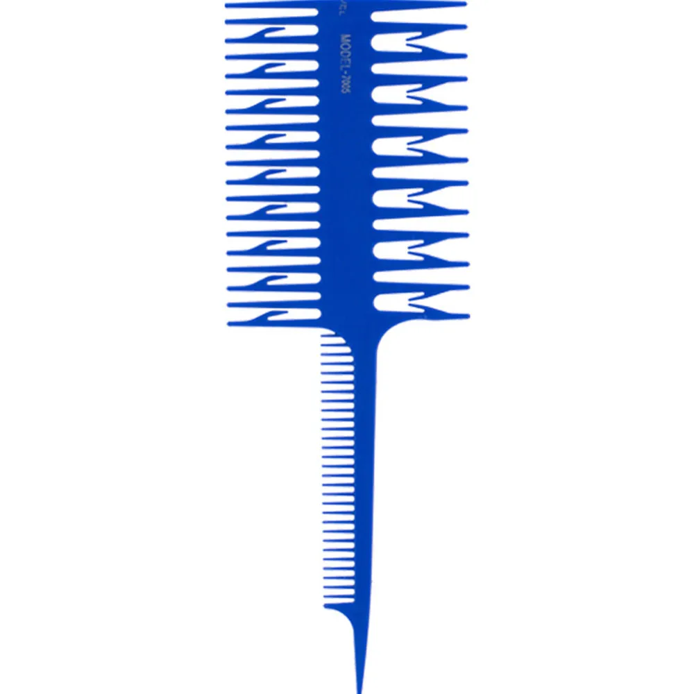 1 шт., Женский гребень с большим зубом, инструмент для окрашивания волос, профессиональный гребень в форме рыбьей кости, расческа для окрашивания волос, расческа с выделением