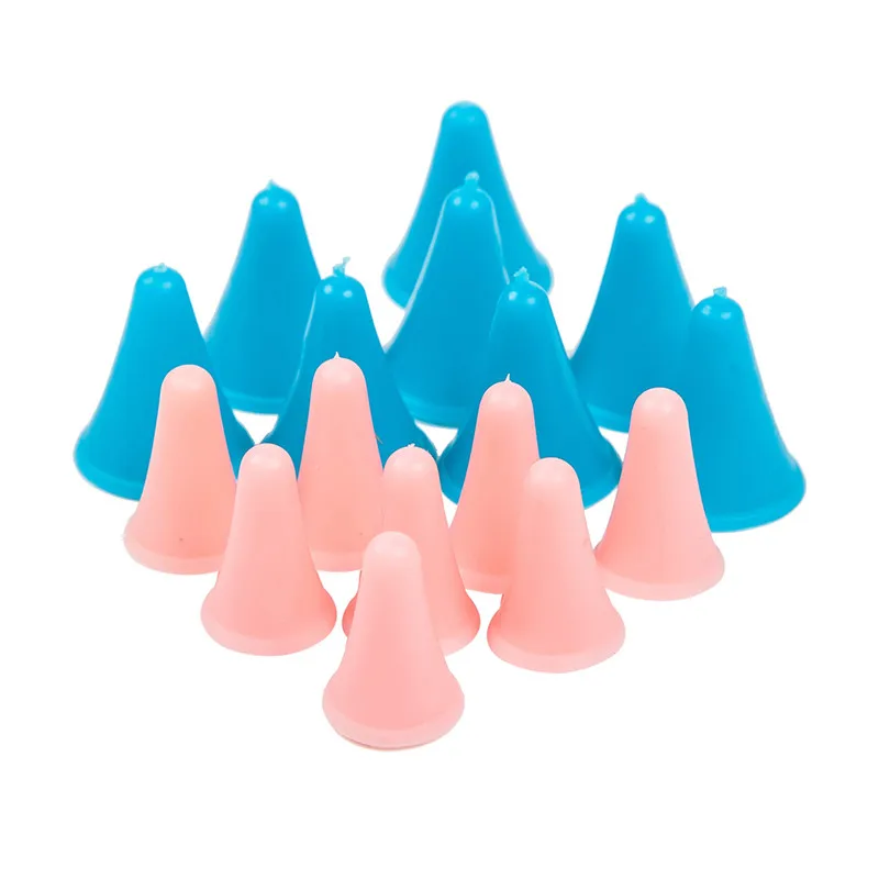 Urijk 10PCs Cone Shape Rubber Knitting Needles Cap Tips DIY Point