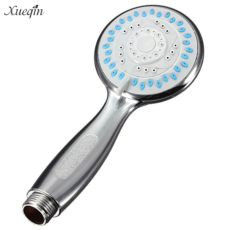 

Xueqin High-Grade Stainless Steel 5 Mode Function Chrome Handheld Bathroom Shower Head Handset Anti-limescale 8cm