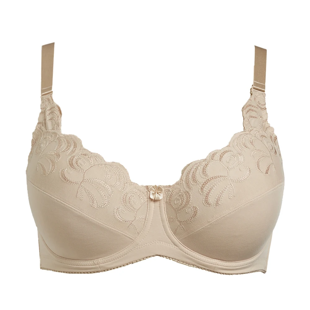 Embroidery Cotton Minmizer Bra Women Everyday Bra Plua Size 1053A Embroidery Cotton Minmizer Bra Women Everyday Bra Plua Size 1053A