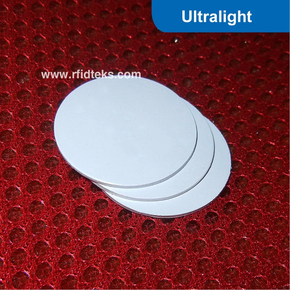 CT Dia 25 мм RFID метка для контроля доступа, RFID жетон ПВХ для управления активами, NFC бирка RFID ПВХ бирка 13,56 МГц со сверхлегким чипом