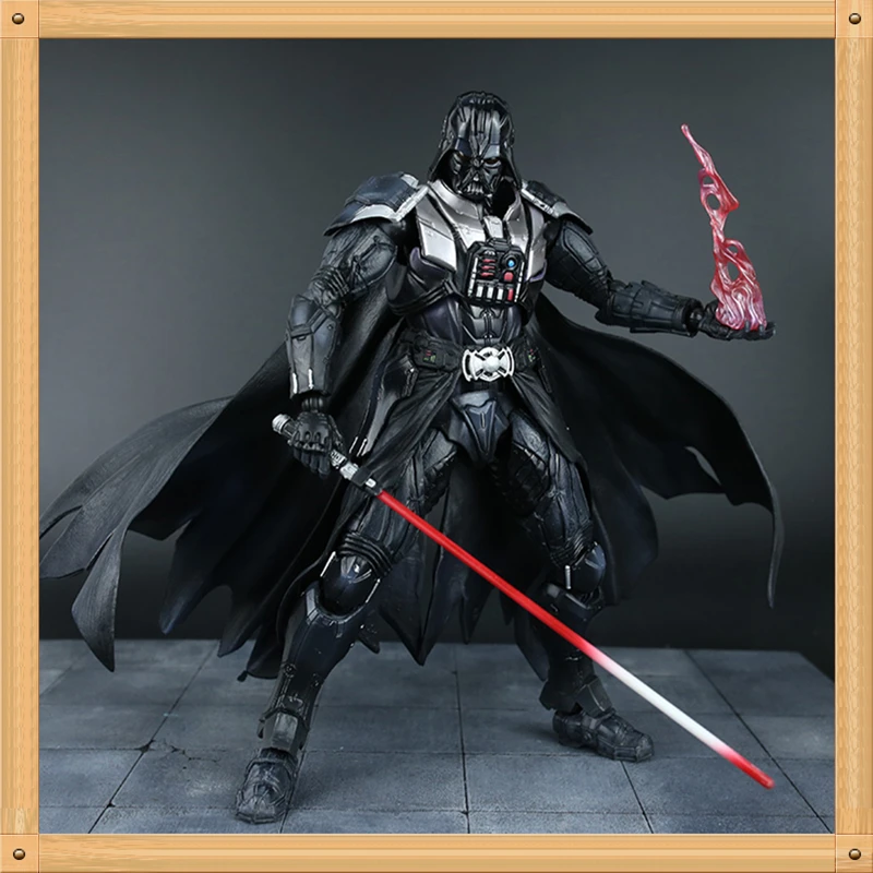 28CM Star Wars Action Figure Playarts Kai Darth Vader Toys Collection Model PVC Star Wars Vader Play arts Kai