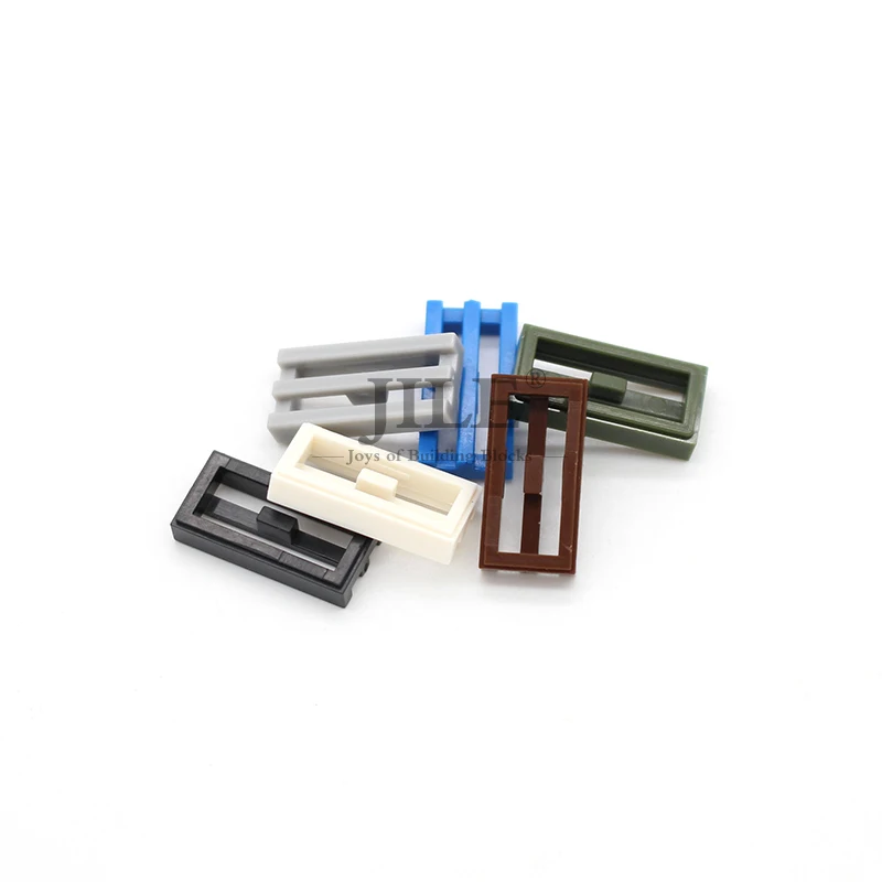 Moc Tile модифицированный 1X2 решетка 2412 параллельные линии DIY просвечивающие