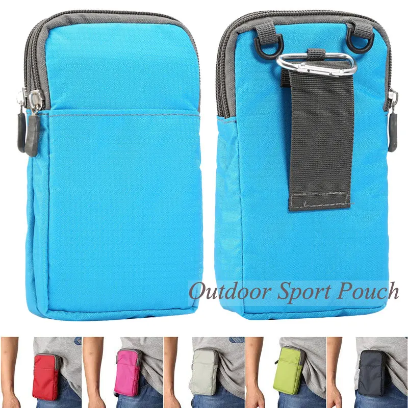 Buy Outdoor 3 Pockets 2 Zippers Universal Phone Pouch