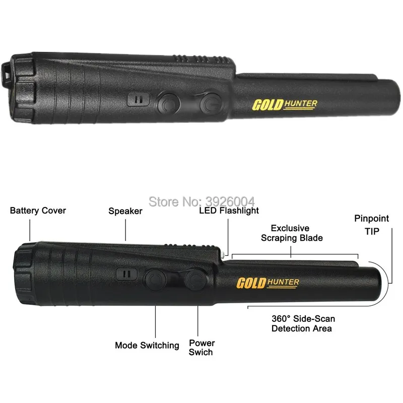 

Best gold metal detector gold hunter basic propointer pinpointer gold detector machine