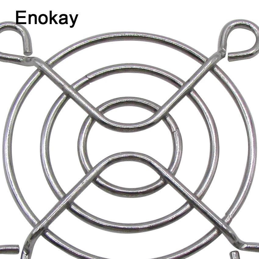 Enokay 5 шт. новый 5 см железная сетка высокого качества 1,97 дюймов DC вентилятор защита гриля серебряный металлический предохранитель для
