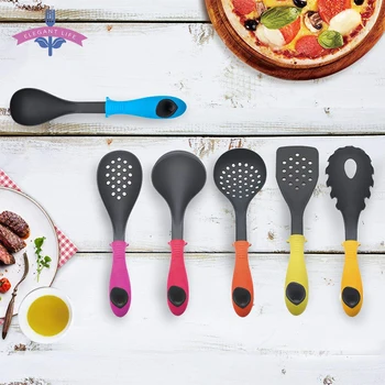 

10PCS Kitchen Utensils Set Cooking Tool Set Silicone Non-Stick Heat Resistant Cooking Gadgets Cookware Tools Ladle Spoon Skimmer